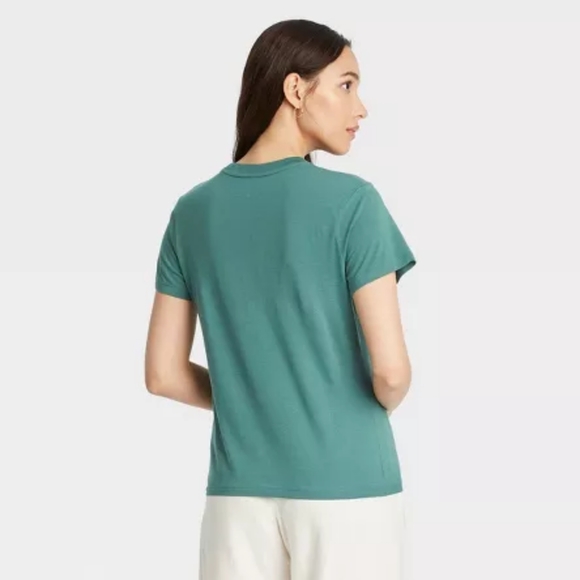 13. Five Women's Short Sleeve Slim Fit Casual T-Shirt - A New Day - Picture 7 of 11